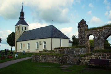 190-06.08. Kirche und Klosterruinen  Gudhem